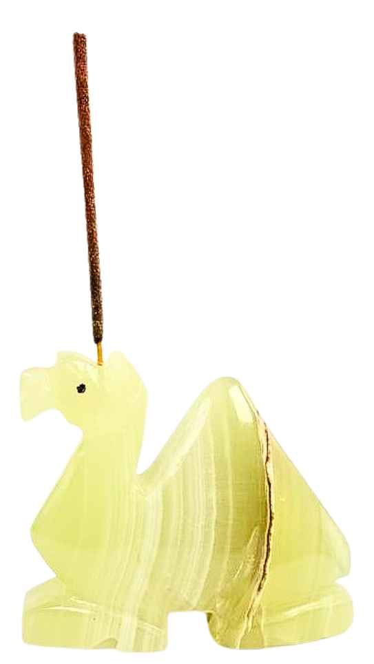 Porte-encens de chameau onyx - 8x6cm 1